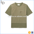 Tonal-olive cotton men t shirt wholesale urban high quality shirt